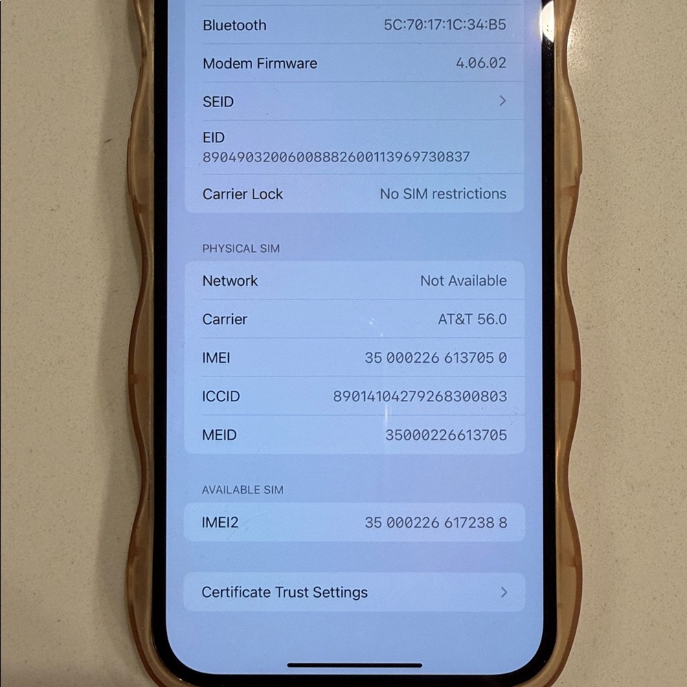iPhone 12 Max Pro 256GB Gold - Picture 8 of 8